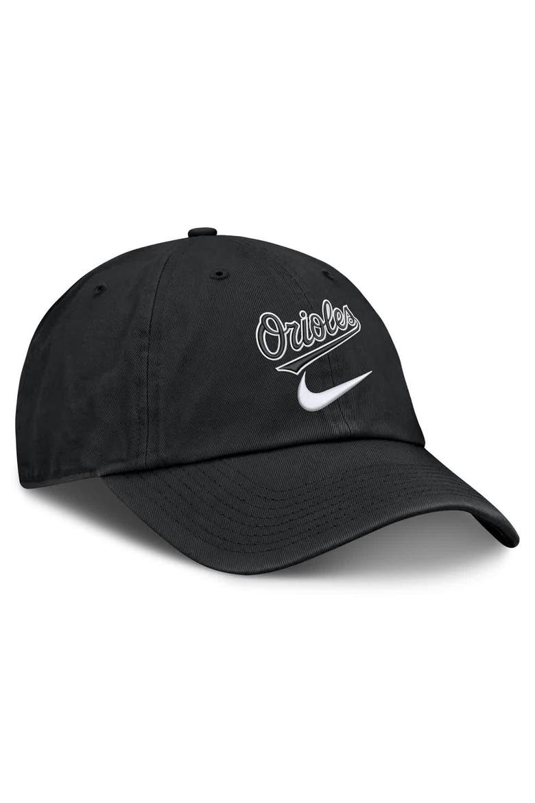 Men's Nike  Black Baltimore Orioles Primetime Club Adjustable Hat, Alternate, color, Black