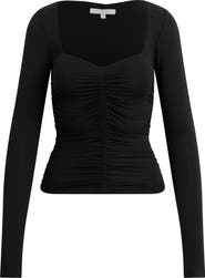 Favorite Daughter The Tracy Ruched Jersey Top