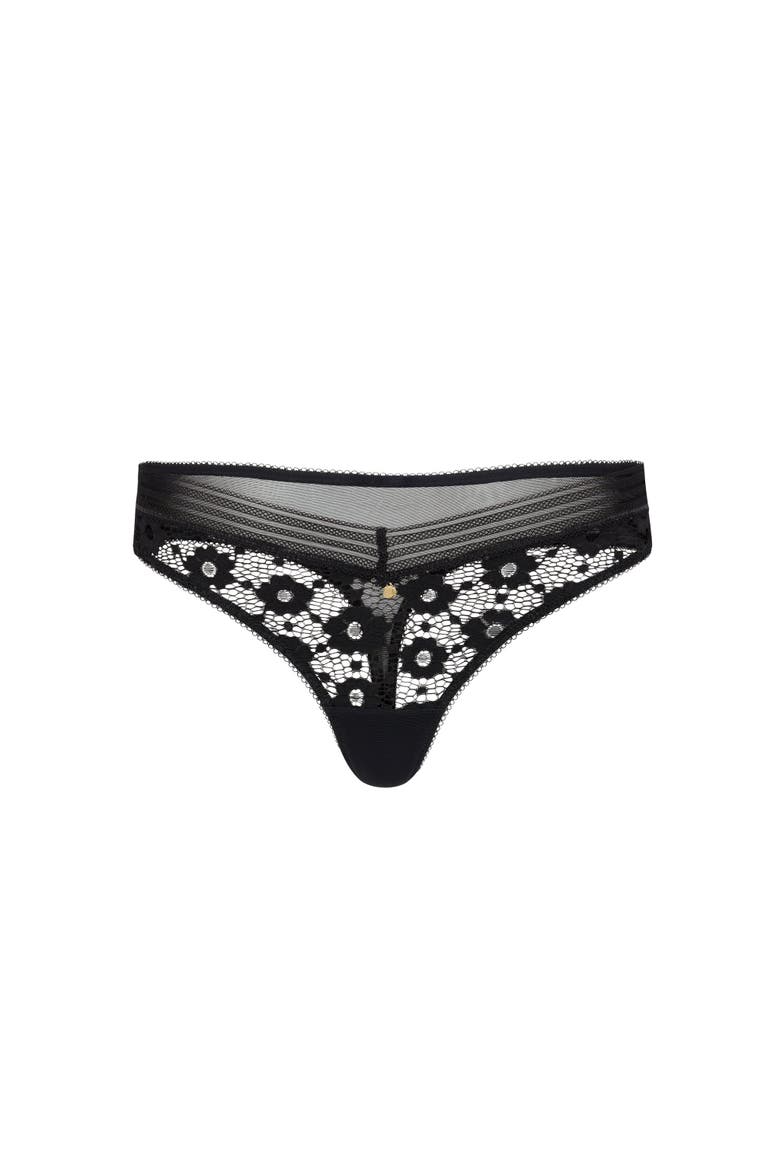 Nolie Thong Panties, Alternate, color, Black