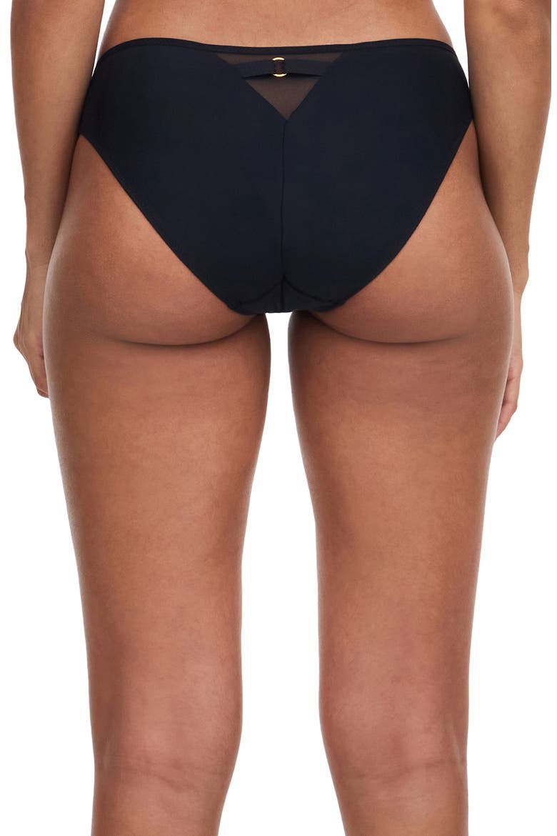 Fleurs Bikini, Alternate, color, BLACK