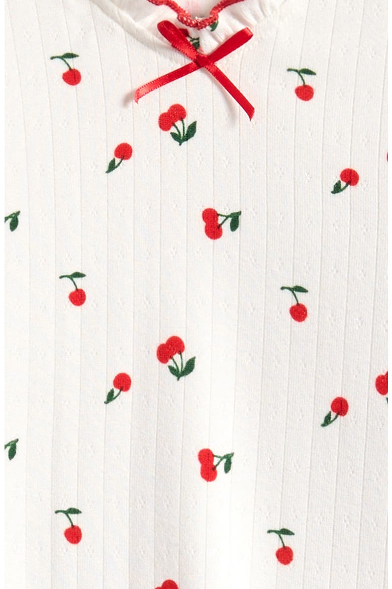 Kids' Cherry Print Long Sleeve T-Shirt, Alternate, color, CHERRY