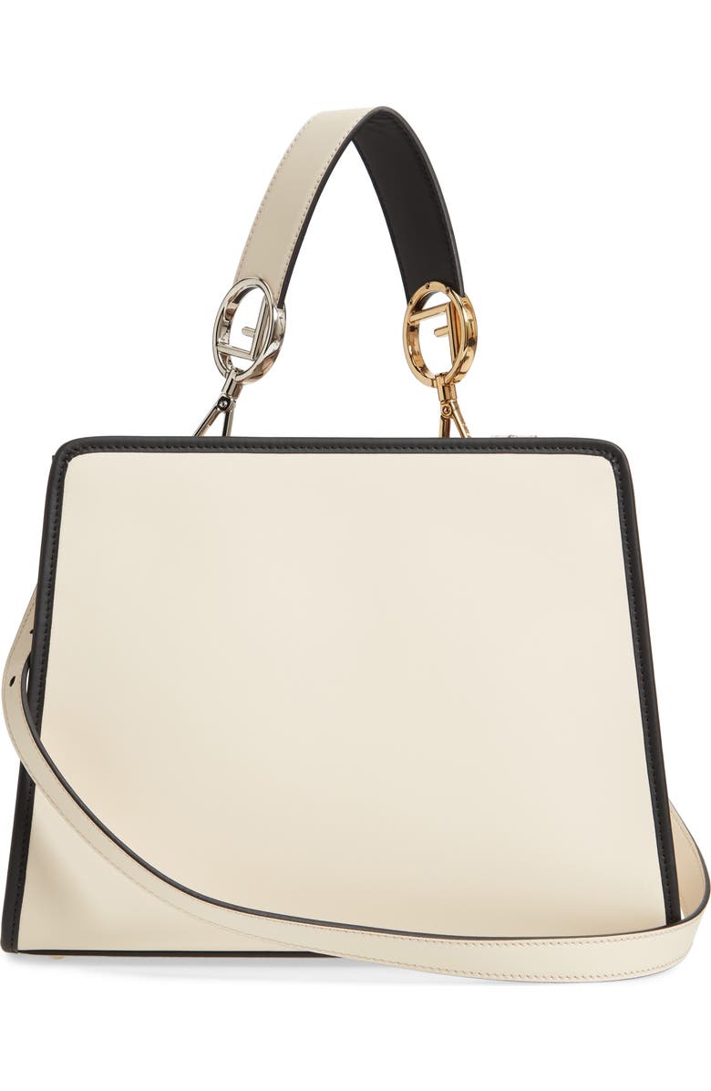 Fendi Small Runaway Calfskin Leather Satchel, Alternate, color,