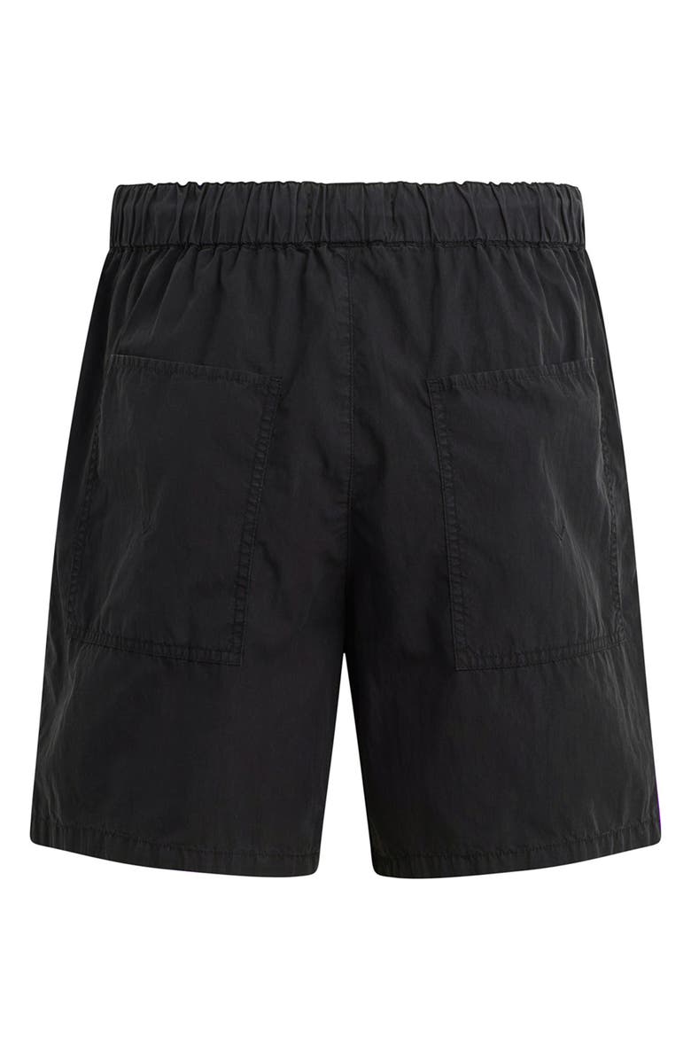 Hudson Jeans Cotton & Nylon Drawstring Shorts, Alternate, color, Black