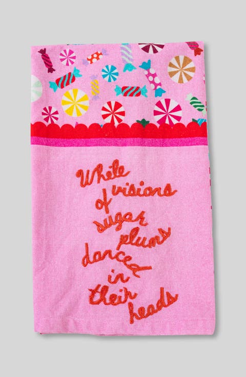 Sugar Plums Dish Towel