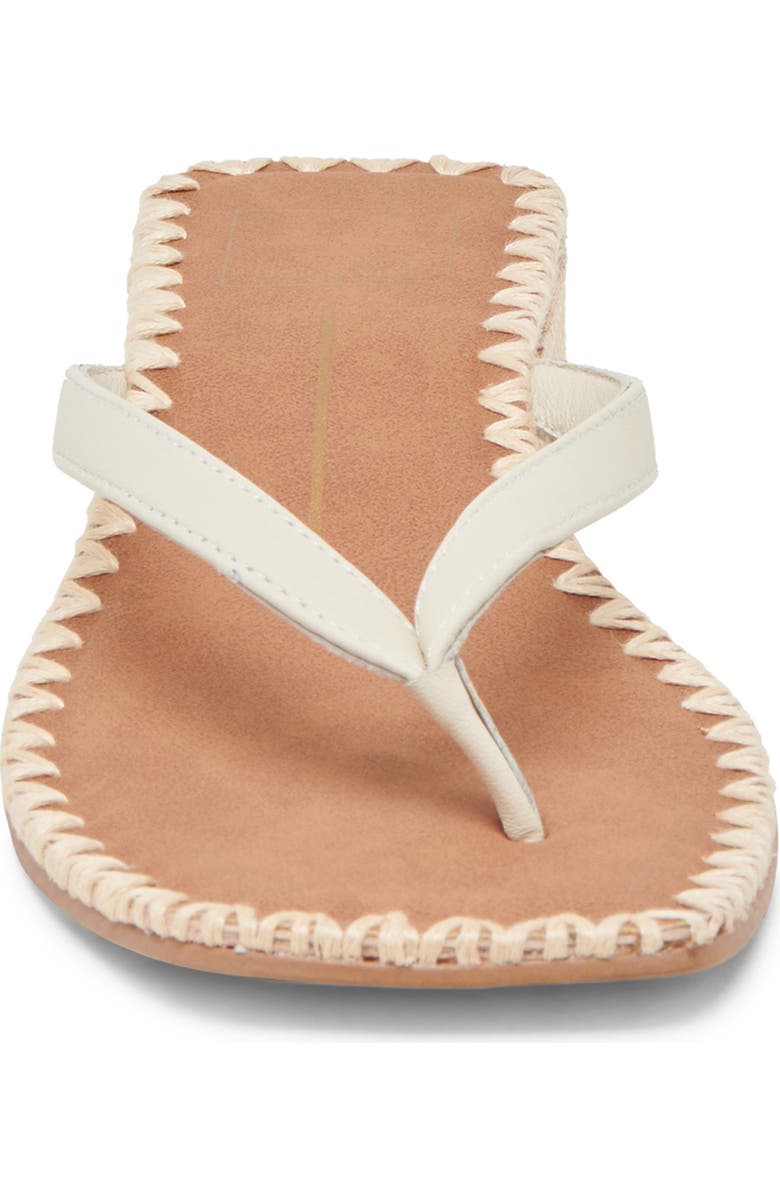 Dolce Vita Barty Flip Flop, Alternate, color, White Leather