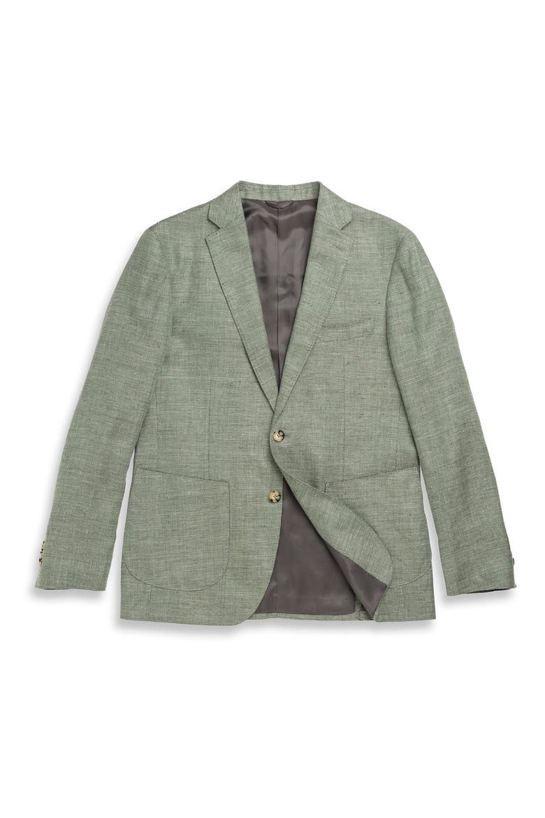 The Cascades Slub Linen & Wool Sport Coat, Alternate, color, SAGE