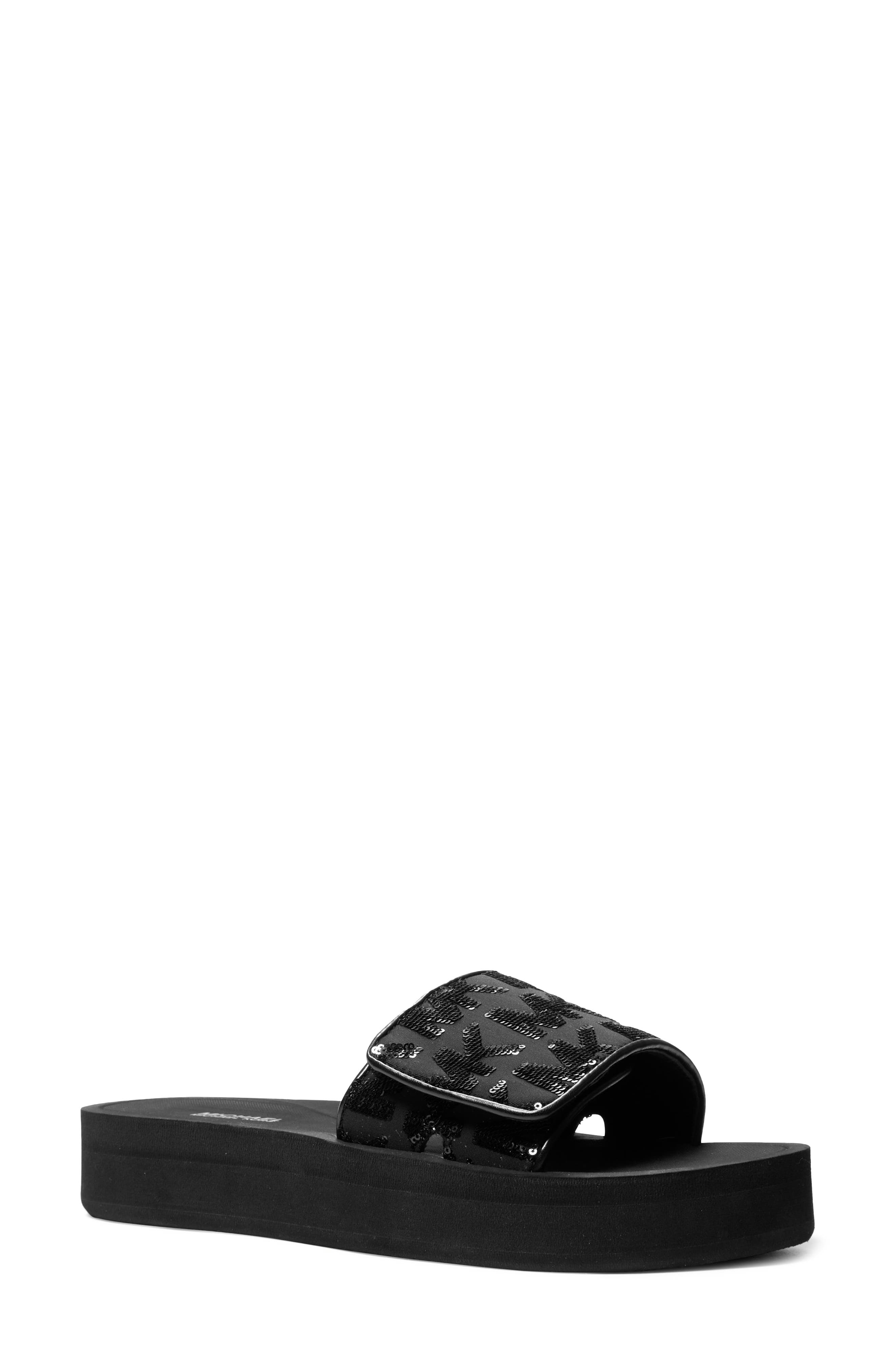 MICHAEL Michael Kors MK Platform Slide Sandal, Main, color, 