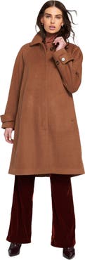 ELLE Collection Melton Coat Teddy