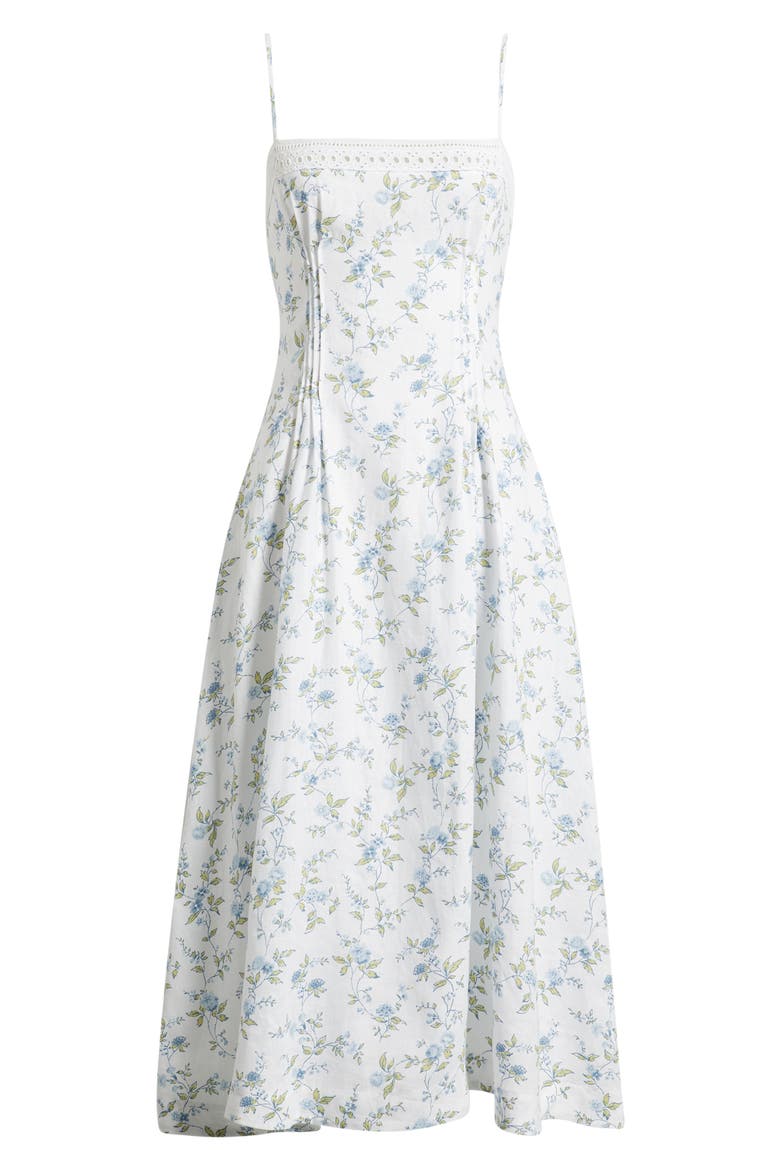 Pomona Sleeveless Linen Midi Dress, Alternate, color, NOSTALGIA