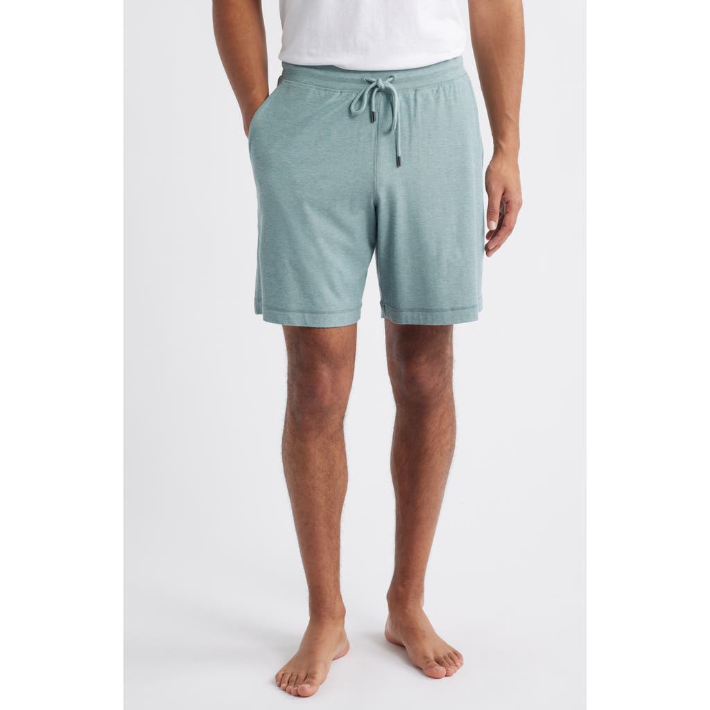 Daniel Buchler Ribbed Rayon Blend Drawstring Pajama Shorts
