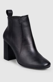 Manela Samantha Block Heel Side Up Bootie