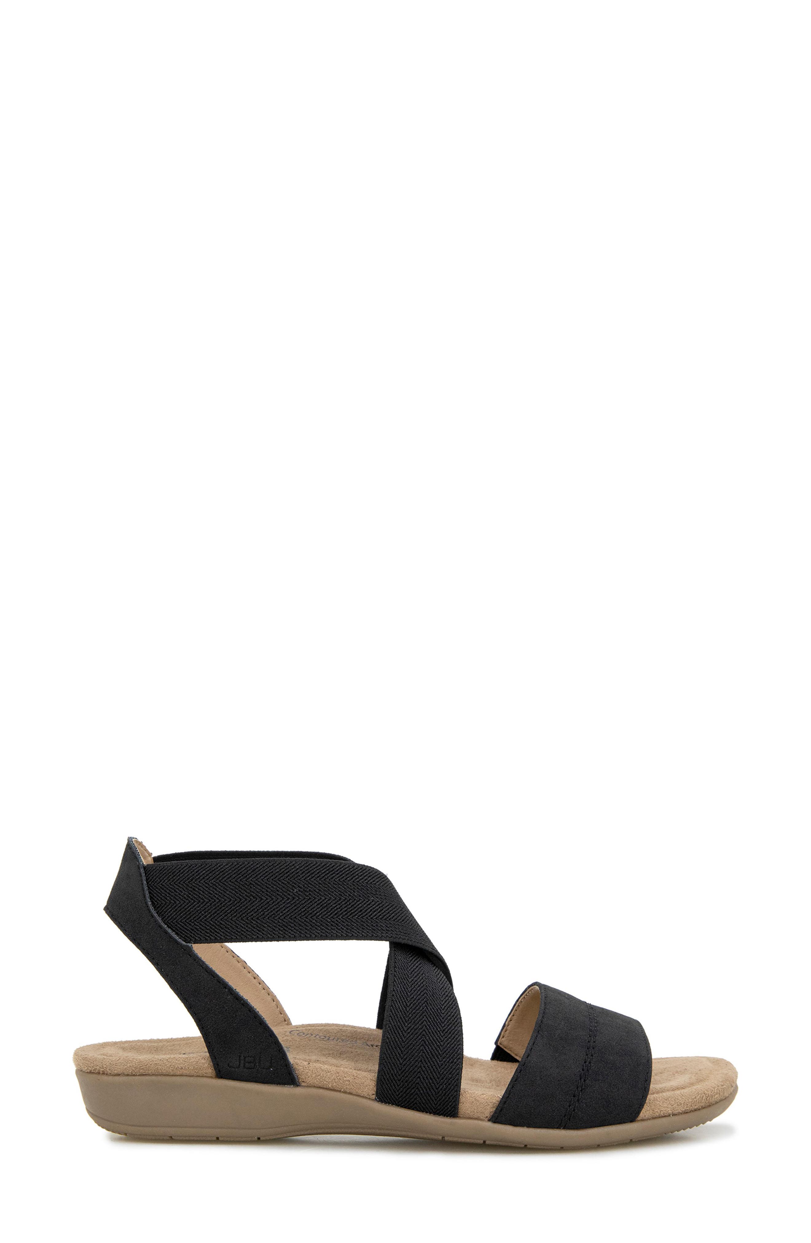 JBU Meg Sandal, Alternate, color, Black