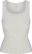 SKIMS Stretch Cotton Rib Scoop Tank