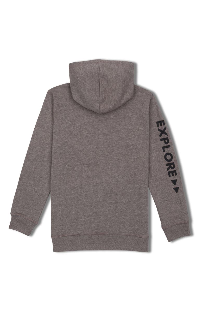 Threads 4 Thought Kids' Explore Graphic Hoodie, Alternate, color, Heather Grey