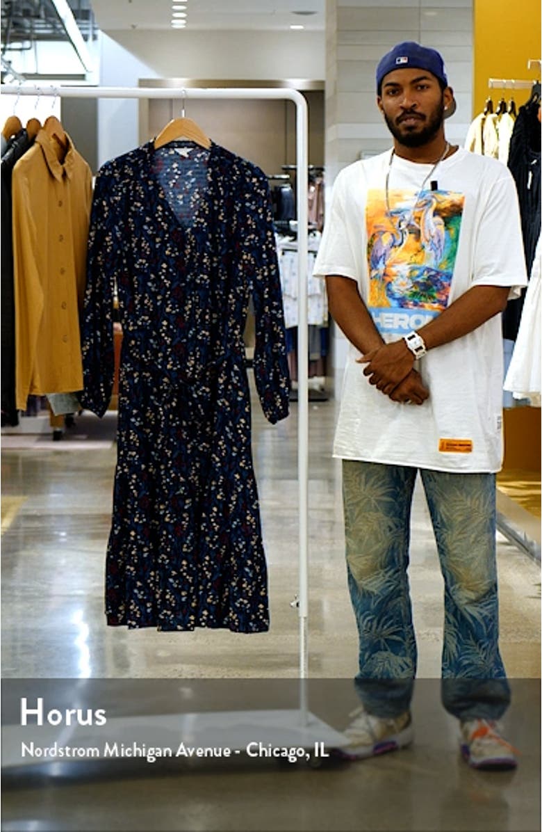 Floral Tiered Long Sleeve Dress, sales video thumbnail