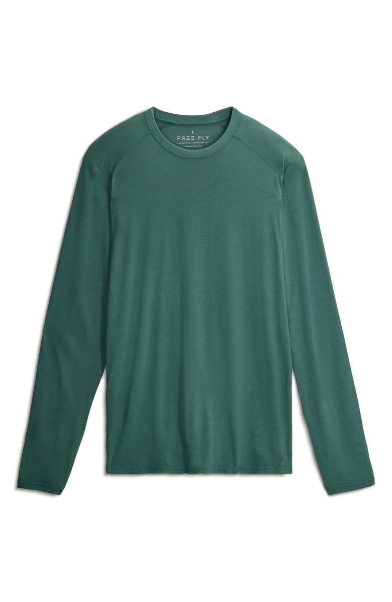 Free Fly Lightweight UPF 20+ Long Sleeve T-Shirt, Alternate, color, Sea Pine