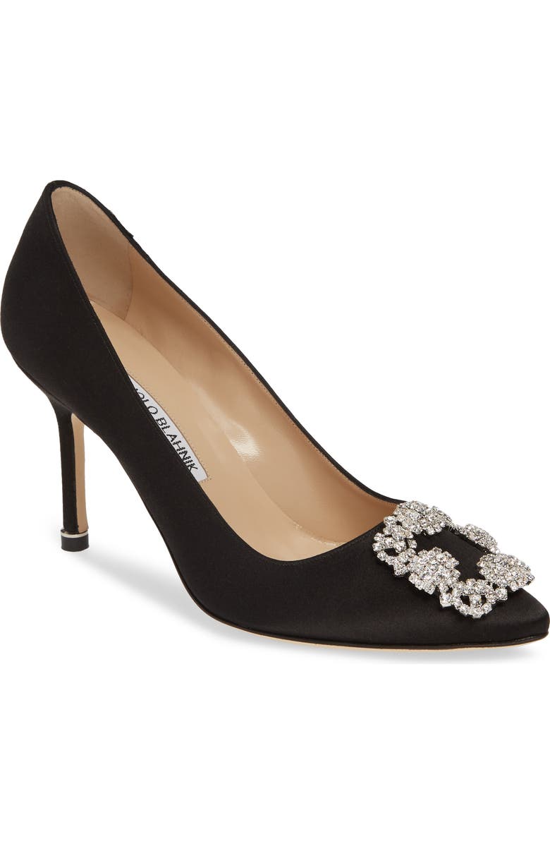 Manolo Blahnik Hangisi Pointed Toe Pump, Main, color,