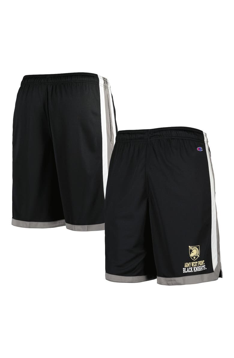 Champion Men's Champion Black Army Black Knights Basketball Shorts, Main, color,