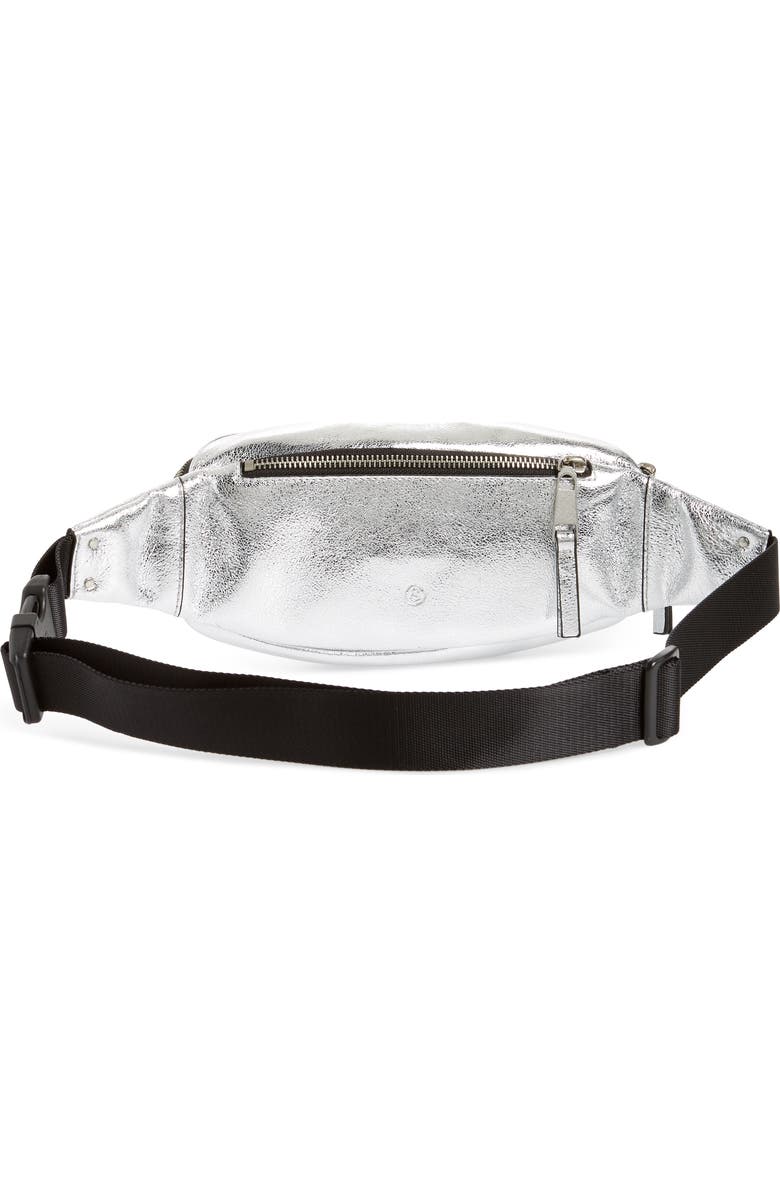 Treasure & Bond Mason Metallic Leather Belt Bag, Alternate, color,