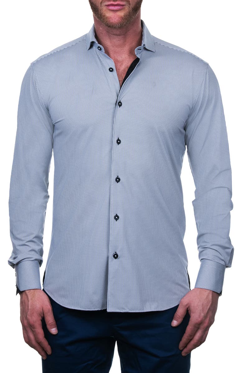 Maceoo Einstein Domino Regular Fit Button-Up Shirt, Main, color,