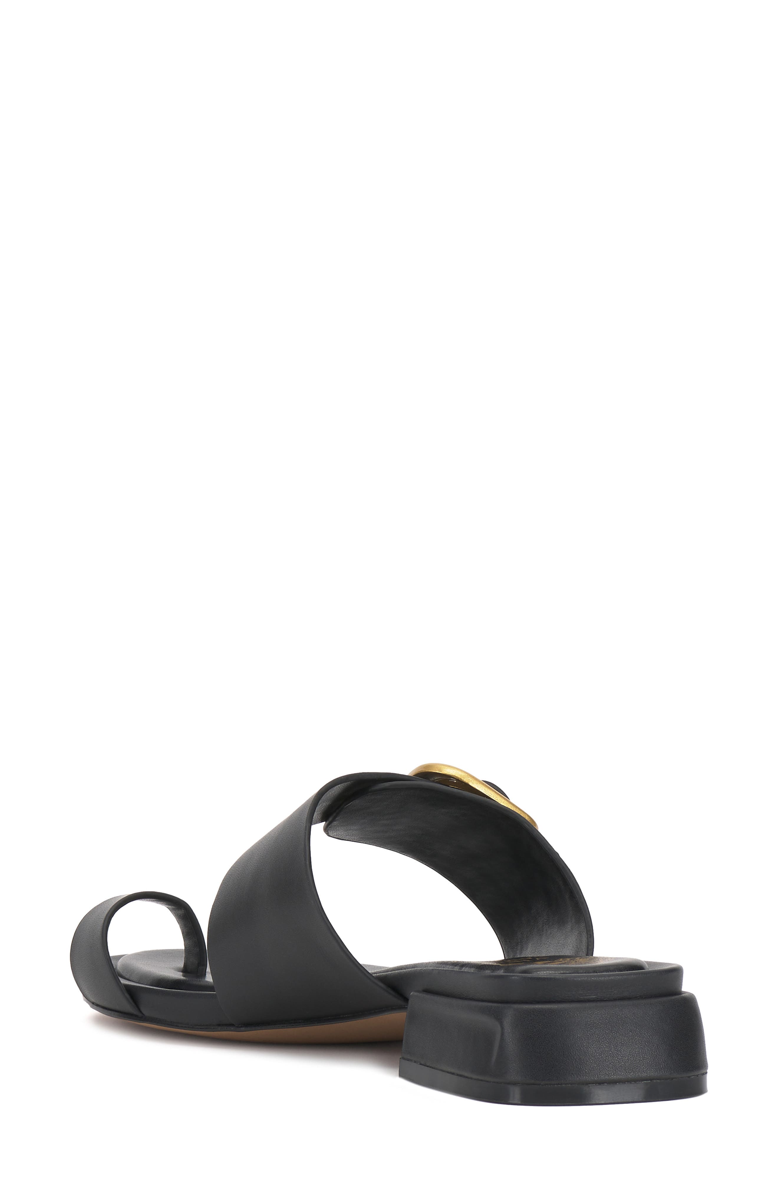 Vince Camuto Ranista Slide Sandal, Alternate, color, Black