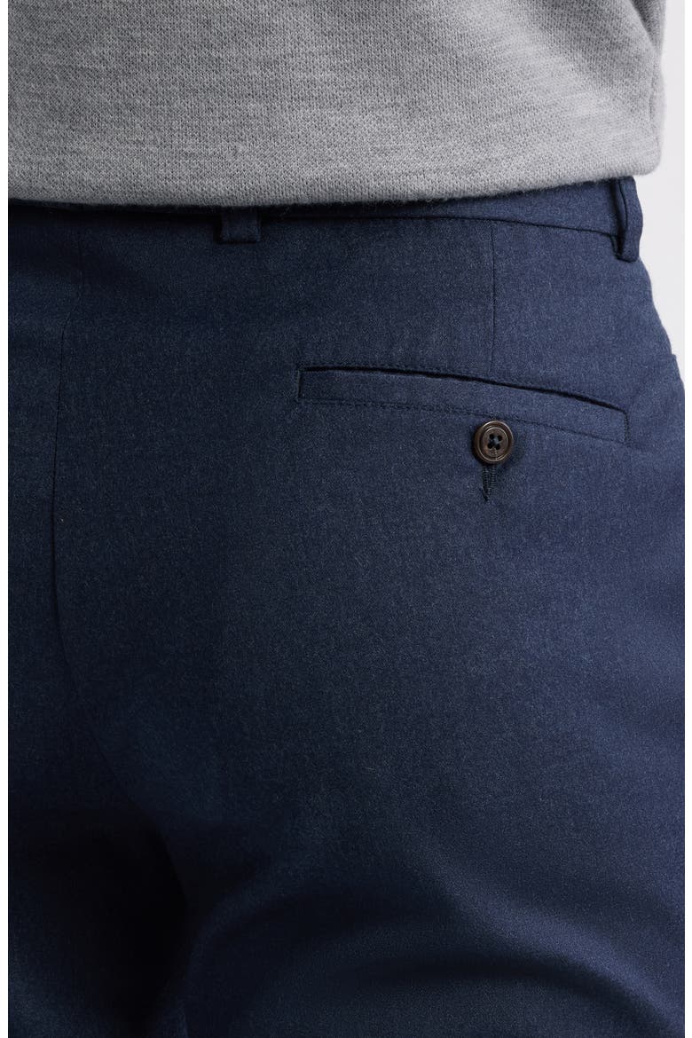 Sage Wool Flannel Stretch Pants, Alternate, color, BLUE