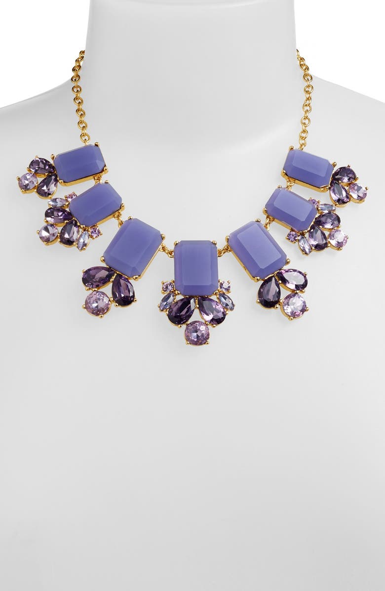 Kate Spade New York 'glitzy spritz' statement necklace, Alternate, color, 