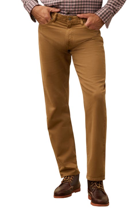 Reserve Classic Fit Stretch Cotton Twill 5-Pocket Pants