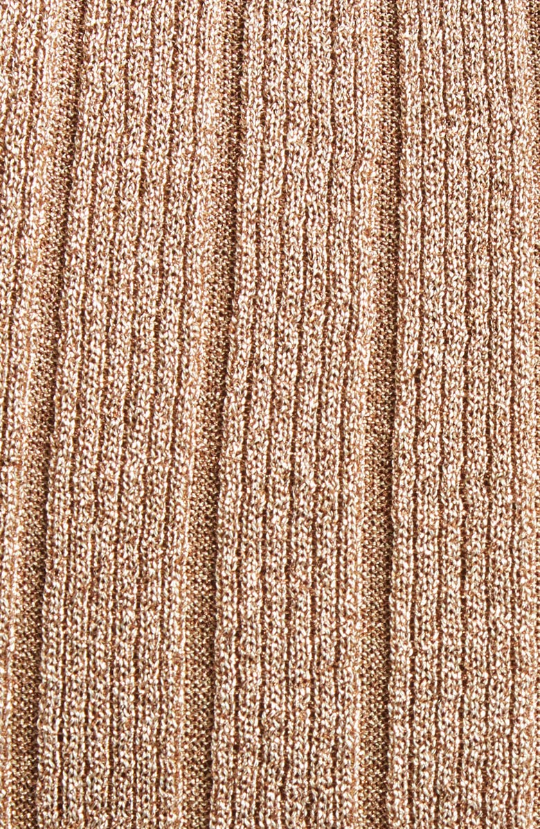 TOM FORD Metallic Rib Tank Top, Alternate, color, Jb212 Beige Pink