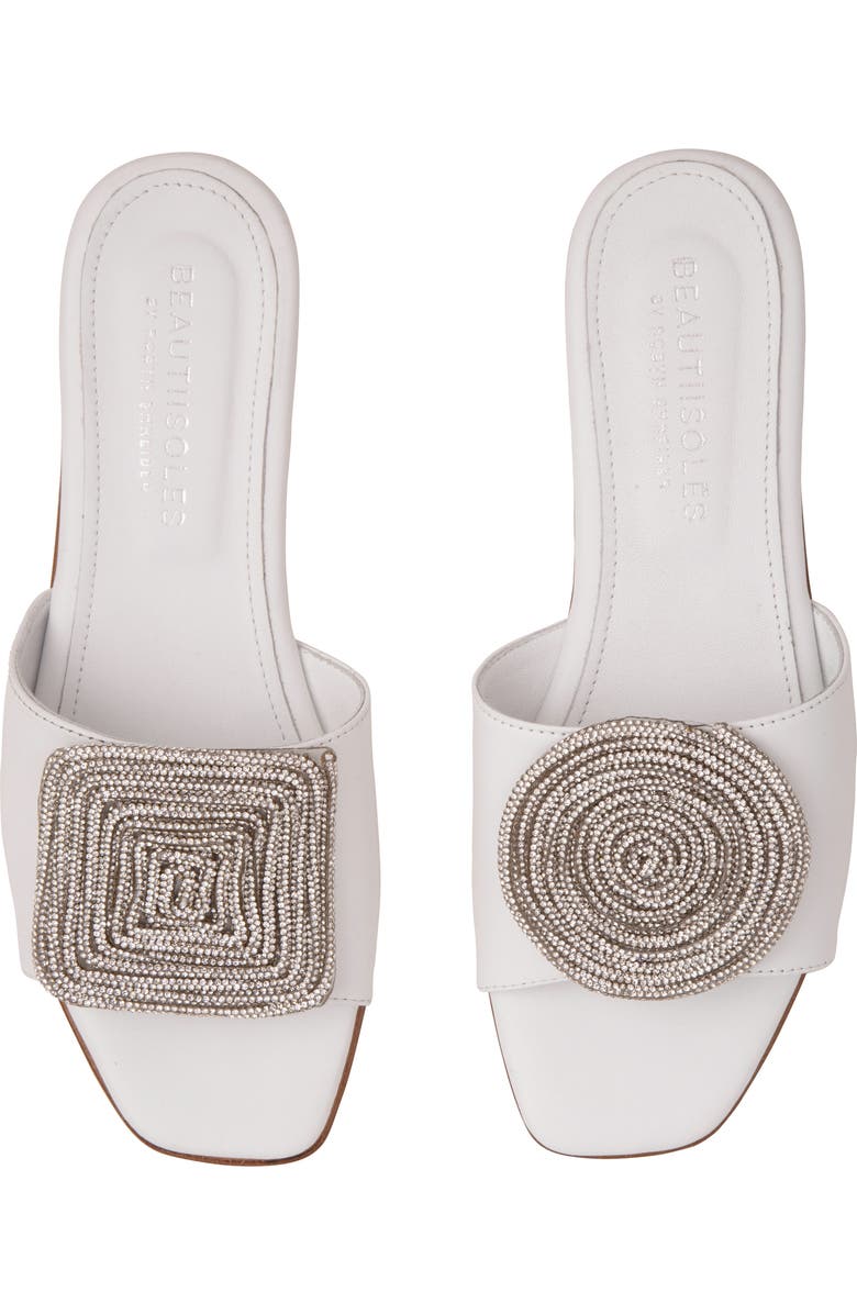 BEAUTIISOLES Adeline Slide Sandal, Alternate, color, Off White
