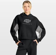 FANATICS Women's Fanatics Black Los Angeles Kings Back Check Boxy Hoodie