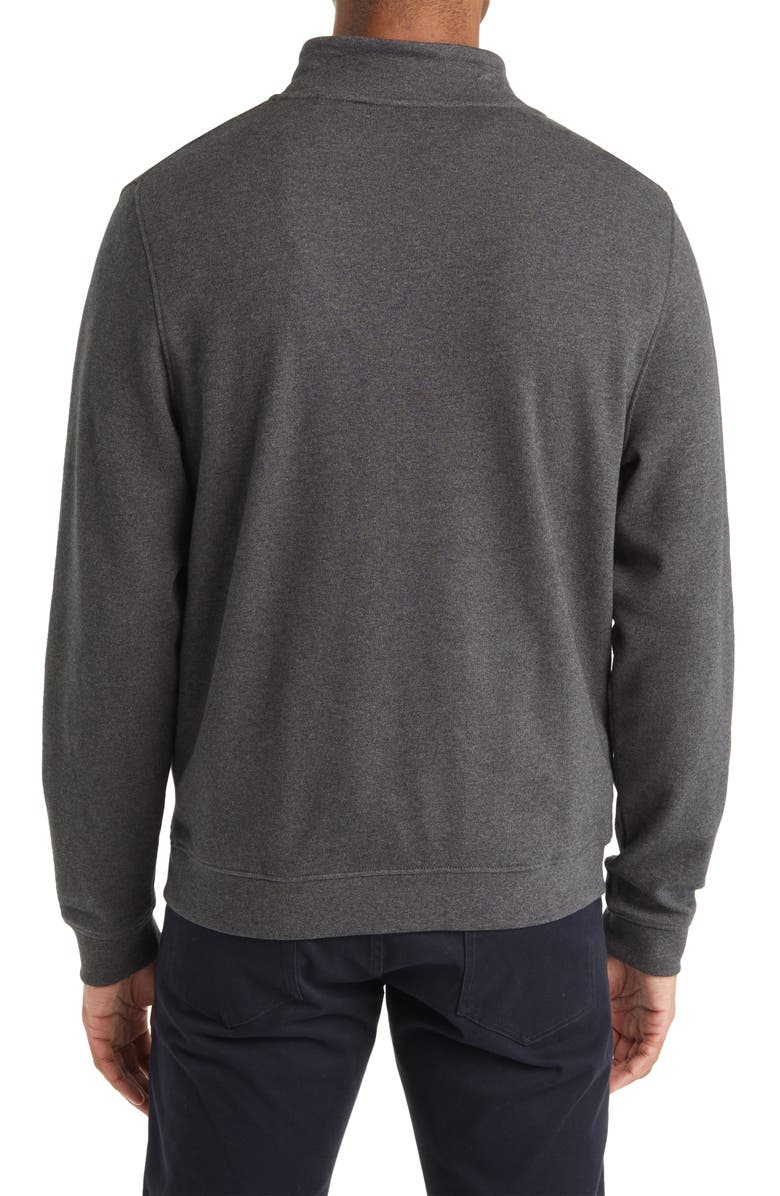 Scott Barber Quarter-Zip Cotton Pullover, Alternate, color, 