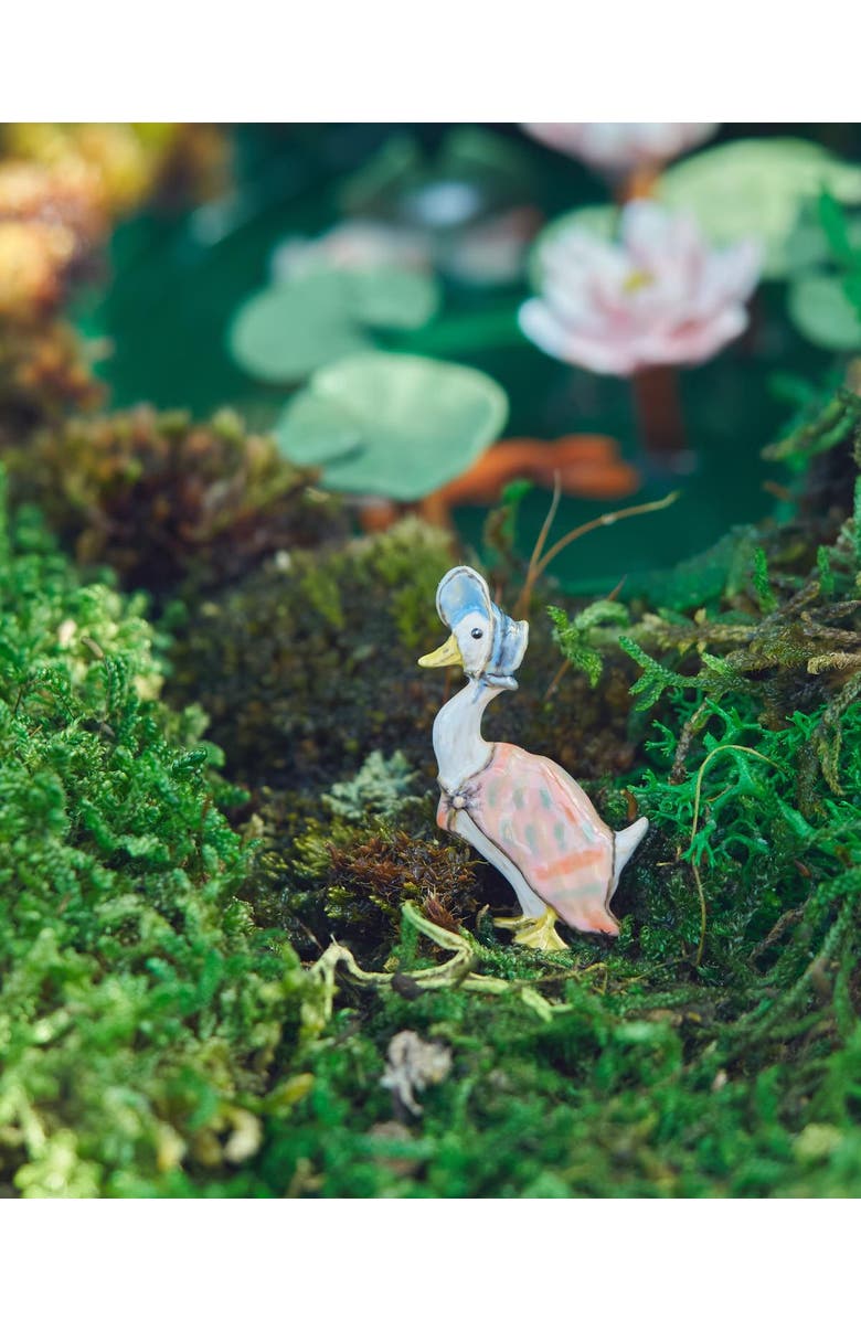 Fable England x Peter Rabbit Jemima Brooch, Alternate, color, Gold