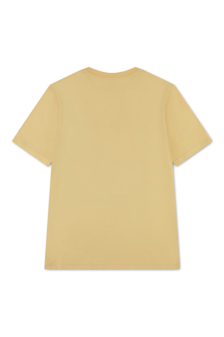 Kids' Arched Swish 23 T-Shirt, Alternate, color, LEMON WASH