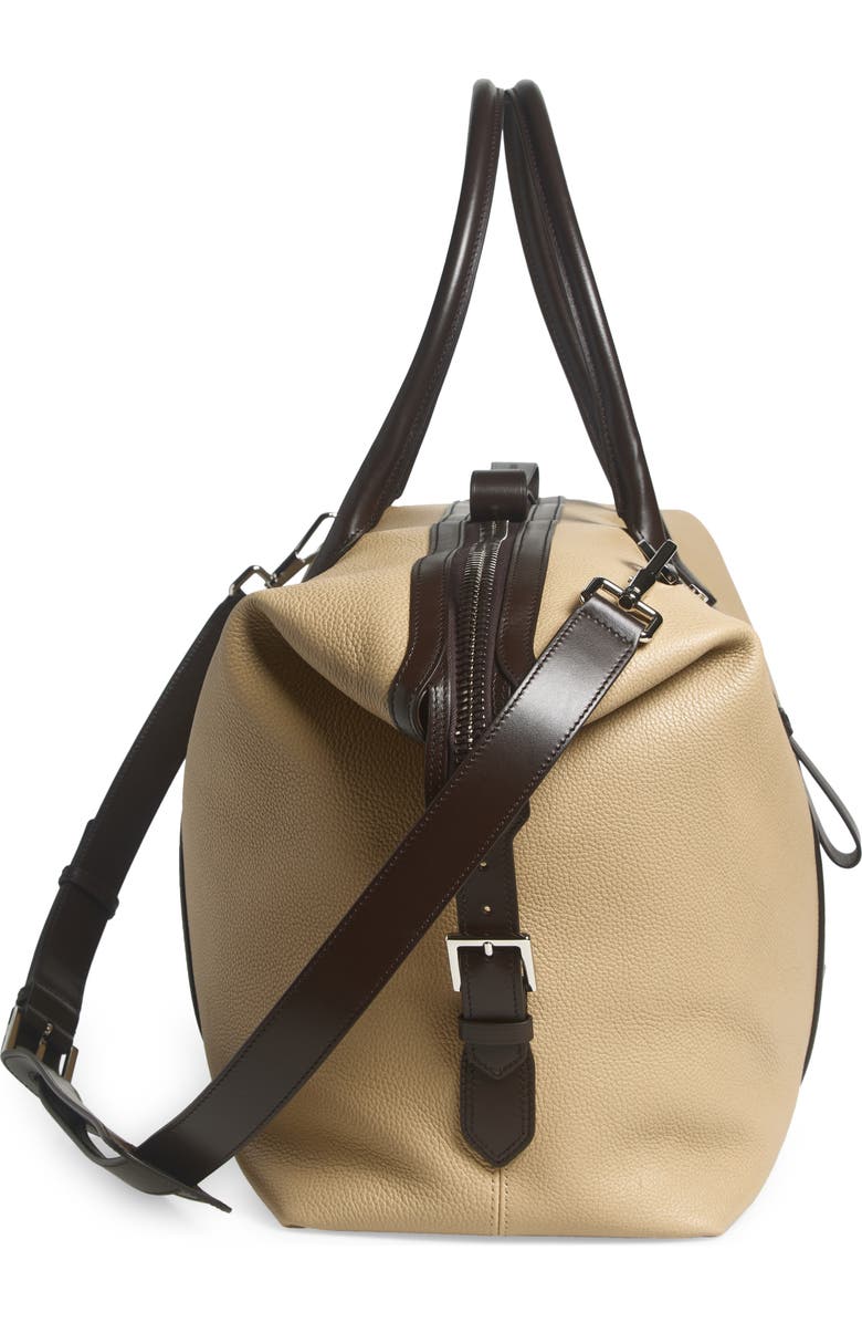 TOM FORD Buckley Leather Weekend Bag, Alternate, color,