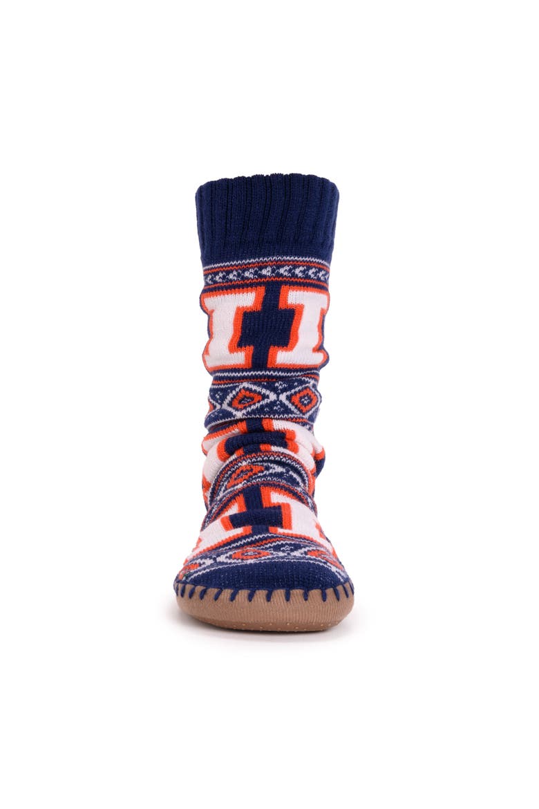 Gameday Slipper Socks, Alternate, color, Illinois
