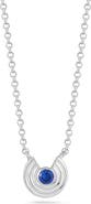 SPHERA MILANO Cubic Zirconia Circle Pendant Necklace