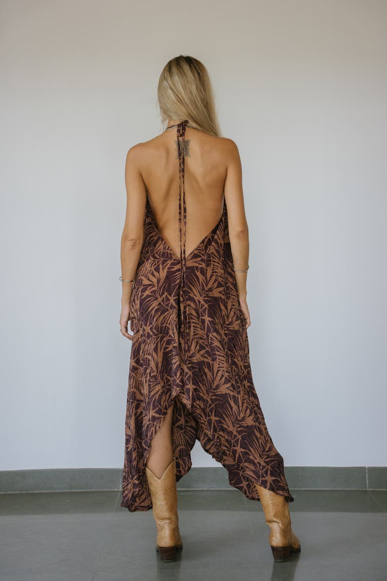 Classic Silk Dress Michi, Alternate, color, Brown & Black