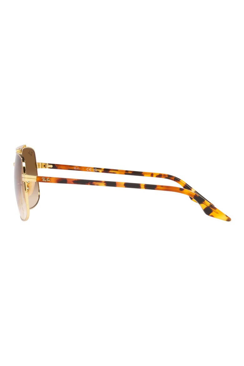 59mm Gradient Aviator Sunglasses, Alternate, color, GOLD FLASH