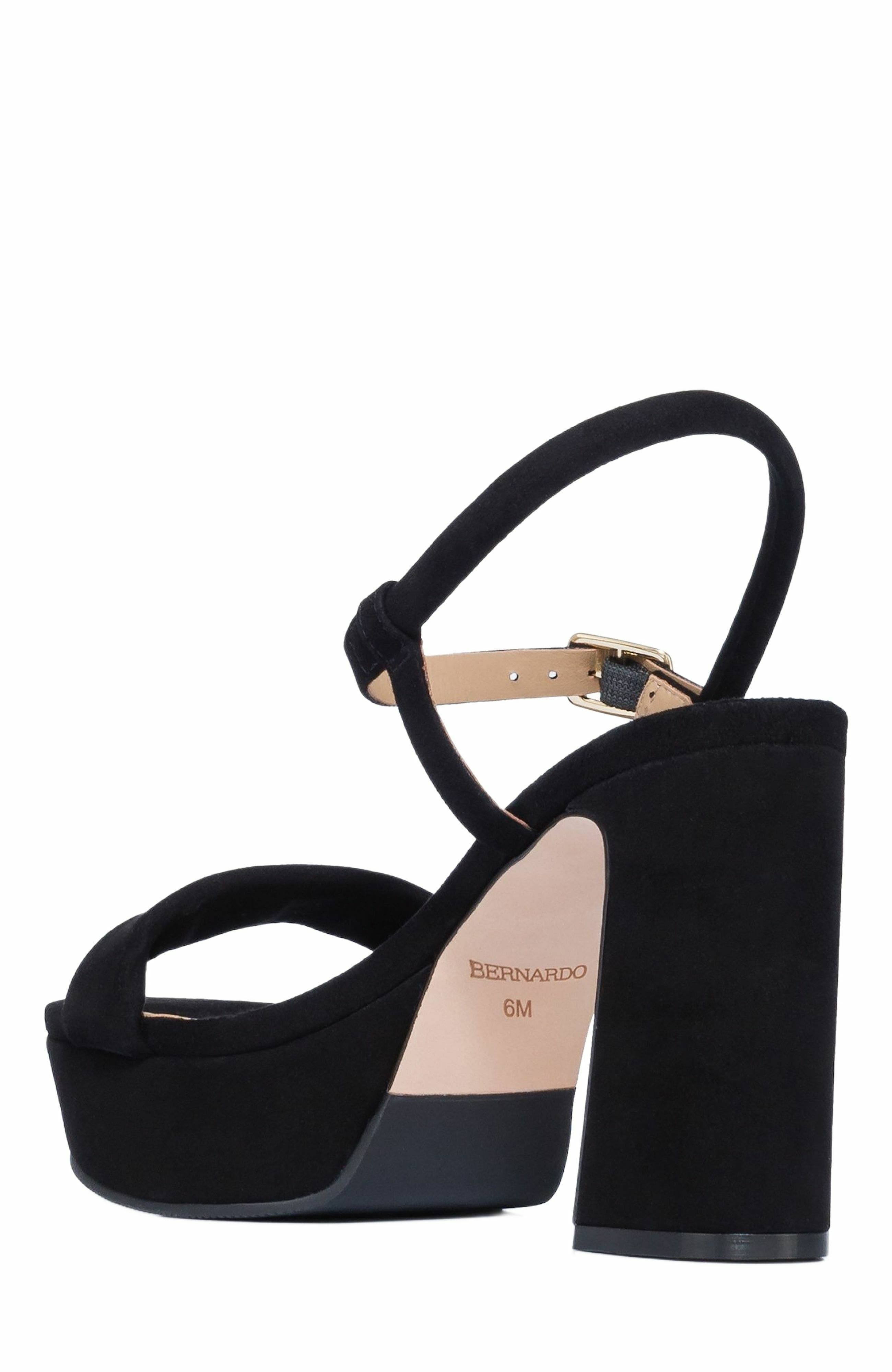 Bernardo Footwear Ventura Platform Sandal, Alternate, color, Black