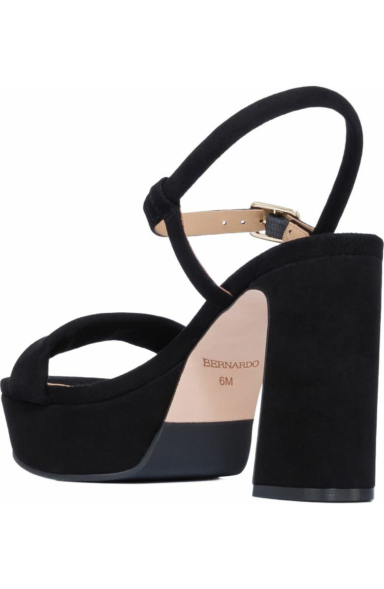 Bernardo Footwear Ventura Platform Sandal, Alternate, color, Black