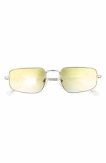 Le Specs Metagalactic Rectangular Sunglasses, 55mm