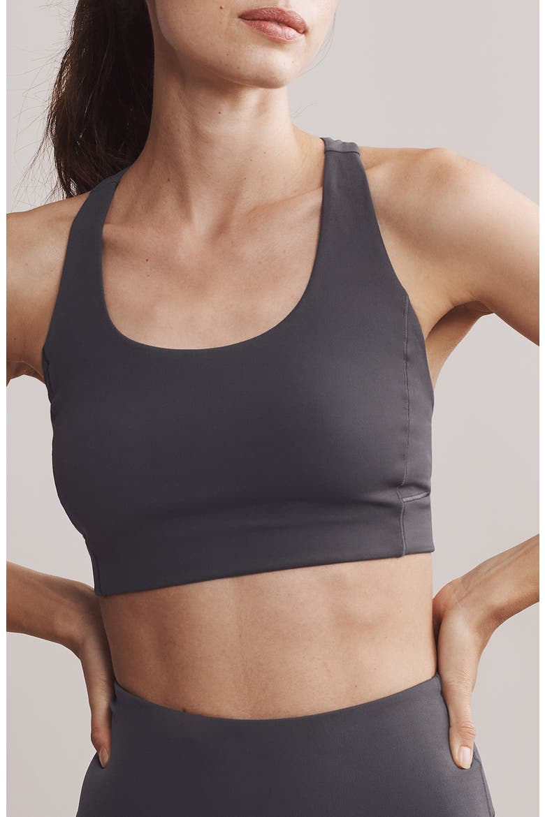 Revive Sports Bra, Main, color, ASPHALT