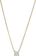 BY ADINA EDEN Moissanite Solitaire Round Pendant Necklace