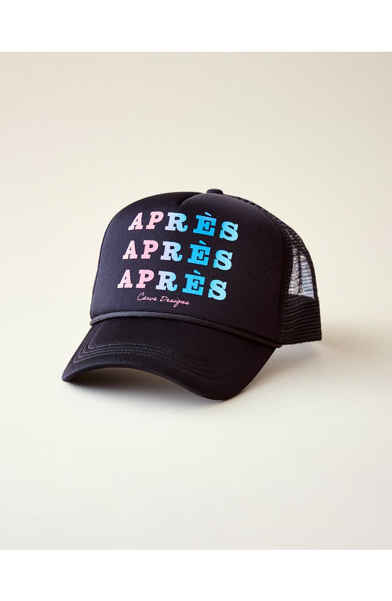 Carve Designs Trucker Hat, Alternate, color, Black