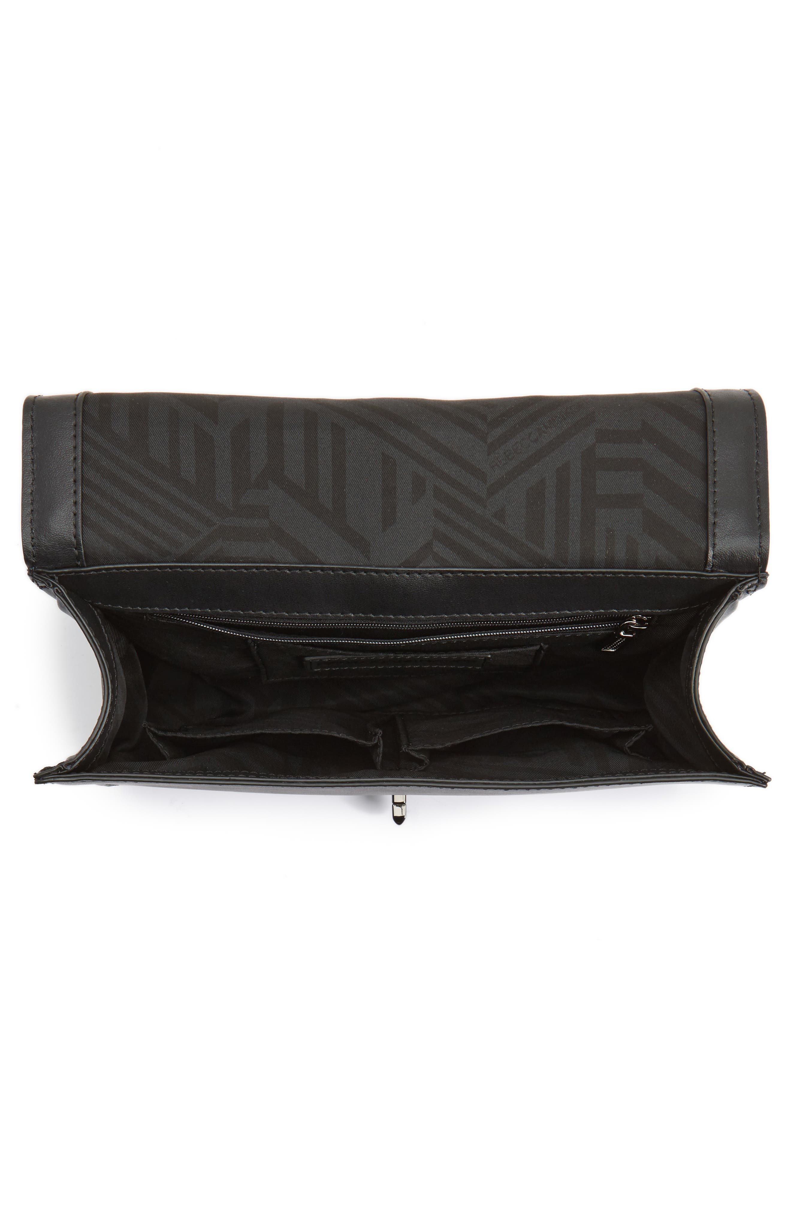 Rebecca Minkoff Love Stripe Quilted Crossbody Bag, Alternate, color, 