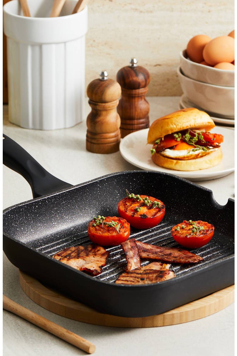 GRANITE Grill Pan 11", Alternate, color, BLACK