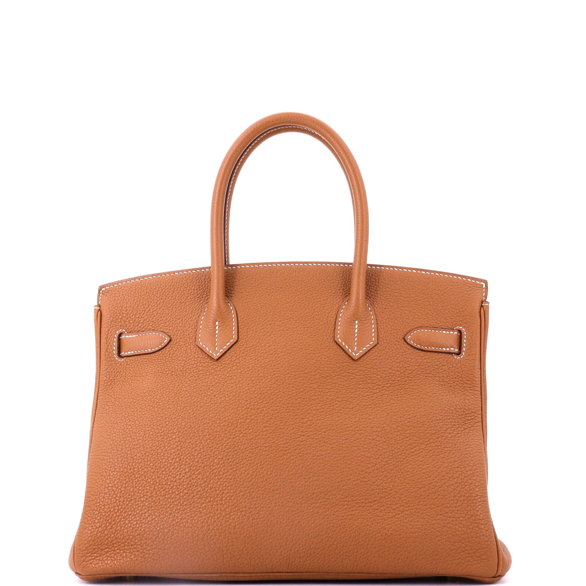 Pre-Owned Hermes Birkin Handbag Brown Togo with Gold Hardware 30, Alternate, color, Gold