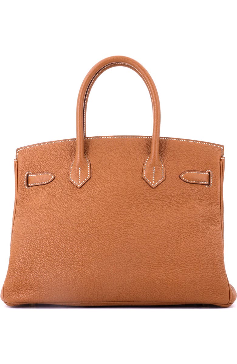 Pre-Owned Hermes Birkin Handbag Brown Togo with Gold Hardware 30, Alternate, color, Gold