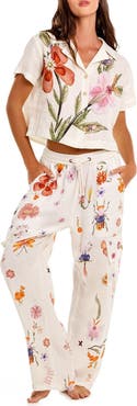 Agua Bendita Serafina Mbar Cover-Up Linen Pants